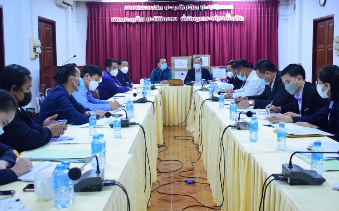 ຮອງເລຂາທິການສະພາແຫ່ງຊາດ ເຄື່ອນໄຫວເກັບກໍາຂໍ້ມູນກັບຄະນະເລຂາທິການແຂວງສະຫວັນນະເຂດ