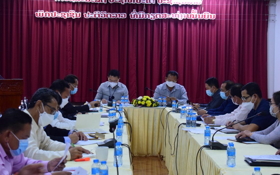 ປະທານກໍາມາທິການ ເສດຖະກິດ, ເຕັກໂນໂລຊີ ແລະ ສິ່ງເວດລ້ອມ ສະພາແຫ່ງຊາດ ພ້ອມຄະນະ ເຄື່ອນໄຫວຕິດຕາມກວດກາ ເຮັດວຽກຢູ່ແຂວງສະຫວັນນະເຂດ