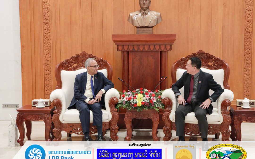 ປະທານກໍາມາທິການເສດຖະກິດ, ເຕັກໂນໂລຊີ ແລະ ສິ່ງແວດລ້ອມ ຕ້ອນຮັບການເຂົ້າຢ້ຽມຂ່ຳນັບ ເອກອັກຄະລັດຖະທູດ ສິງກະໂປ ຄົນໃໝ່