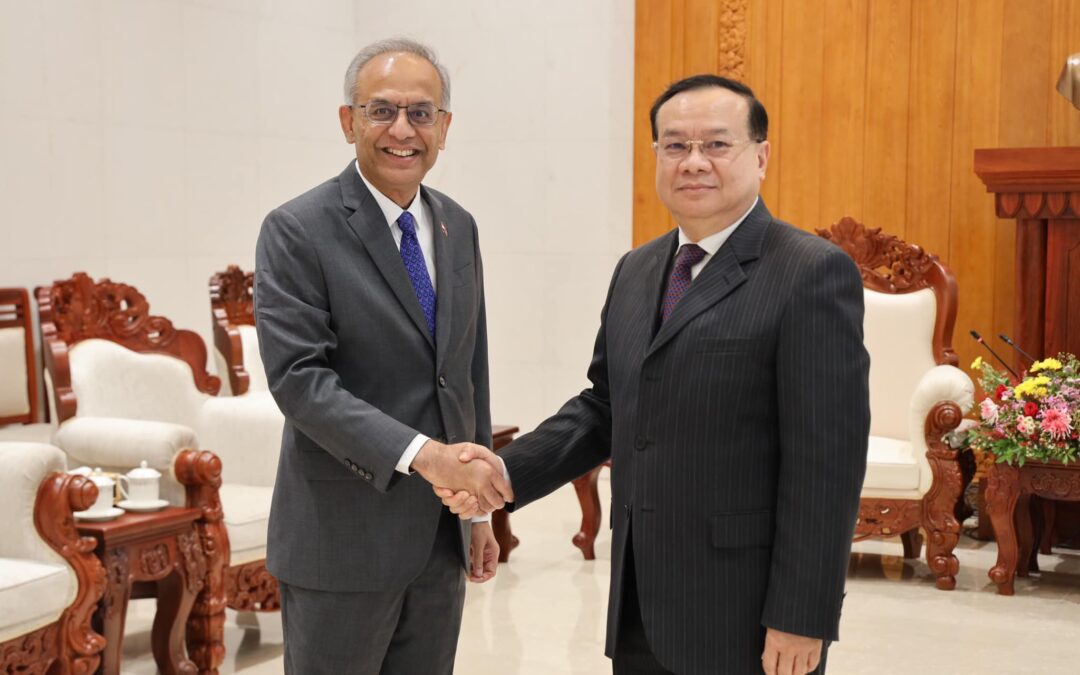 ປະທານກຳມາທິການການຕ່າງປະເທດ ຕ້ອນຮັບທູດສິງກະໂປຄົນໃໝ່ ປະຈຳລາວ