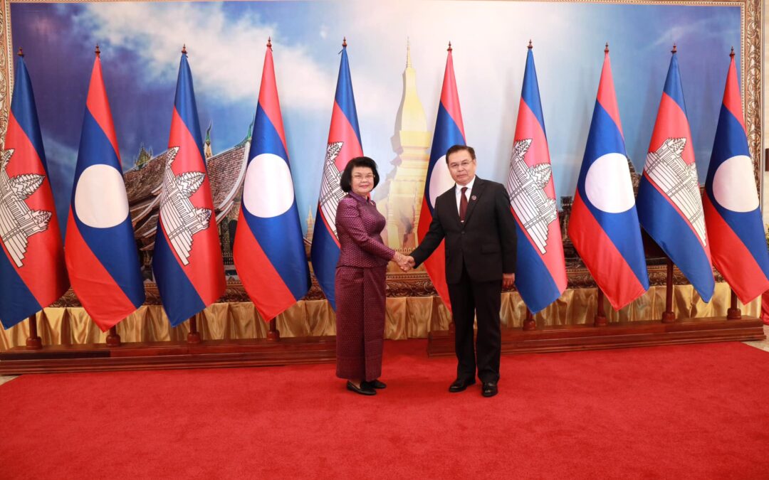 ຄະນະຜູ້ແທນຂັ້ນສູງ ຂອງສະພາແຫ່ງຊາດ ແຫ່ງ ຣາຊະອານາຈັກກຳປູເຈຍ ຢ້ຽມຢາມ ສປປລາວ ຢ່າງເປັນທາງການ