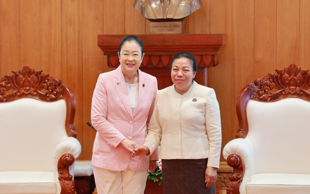 ຮອງປະທານສະພາແຫ່ງຊາດ ຕ້ອນຮັບລັດຖະມົນຕີກະຊວງການຟື້ນຟູຍີ່ປຸ່ນ