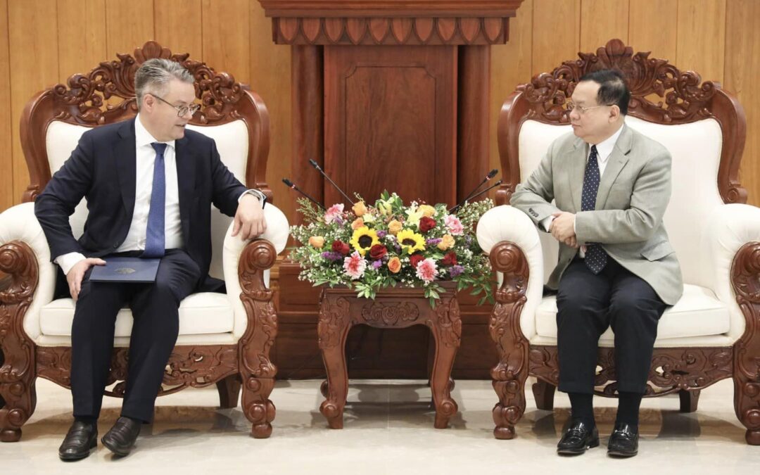 ຮອງລັດຖະມົນຕີກະຊວງການຕ່າງປະເທດເຢຍລະມັນ ເຂົ້າຢ້ຽມຂໍ່ານັບປະທານກໍາມາທິການການຕ່າງປະເທດ