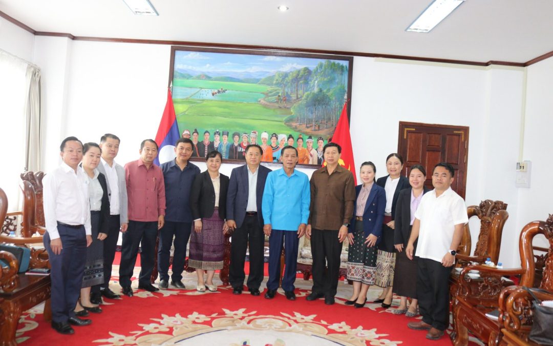 ຮອງປະທານ ກສຕສ ເຄື່ອນໄຫວວຽກງານຢູ່ຫຼວງນ້ຳທາ