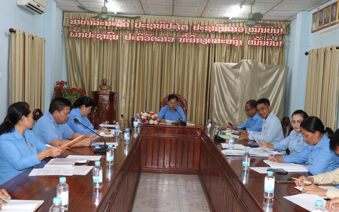 ດໍາເນີນຊີວິດການເມືອງ ຂອງກໍາມະບານຮາກຖານ ສະພາປະຊາຊົນແຂວງ ປະຈໍາ 6 ເດືອນຕົ້ນປີ 2025.