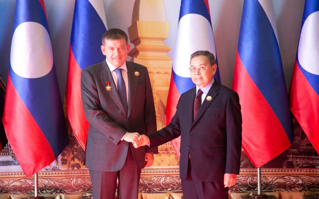 ທ່ານ ປອ. ໄຊສົມພອນ ພົມວິຫານ ຕ້ອນຮັບຮອງປະທານສະພາສູງລັດເຊຍ