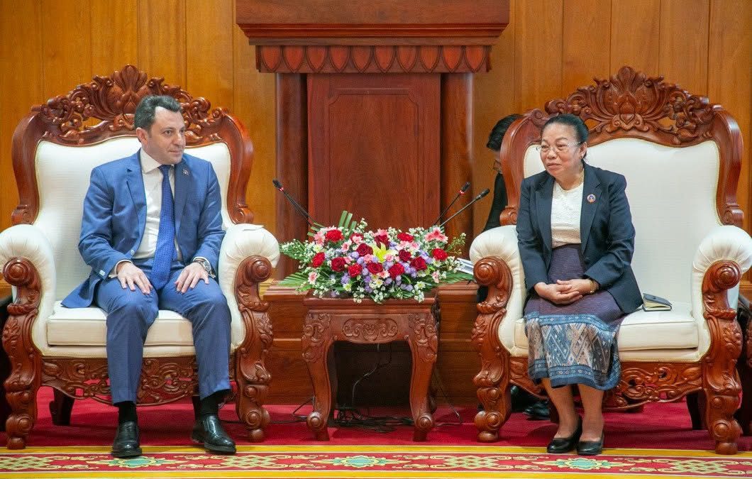 ‎ຮອງປະທານສະພາແຫ່ງຊາດ ຕ້ອນຮັບການຢ້ຽມຂໍ່ານັບຂອງຮອງລັດຖະມົນຕີກະຊວງການຕ່າງປະເທດ ອາແຊັກໄບຊານ