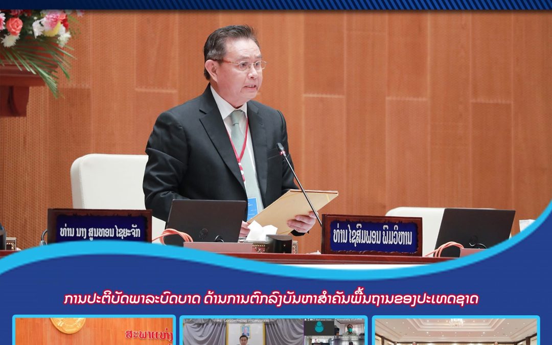 ຜົນງານການເຄື່ອນໄຫວວຽກງານປະຈໍາປີ 2021 ຂອງສະພາແຫ່ງຊາດ ຊຸດທີ IX