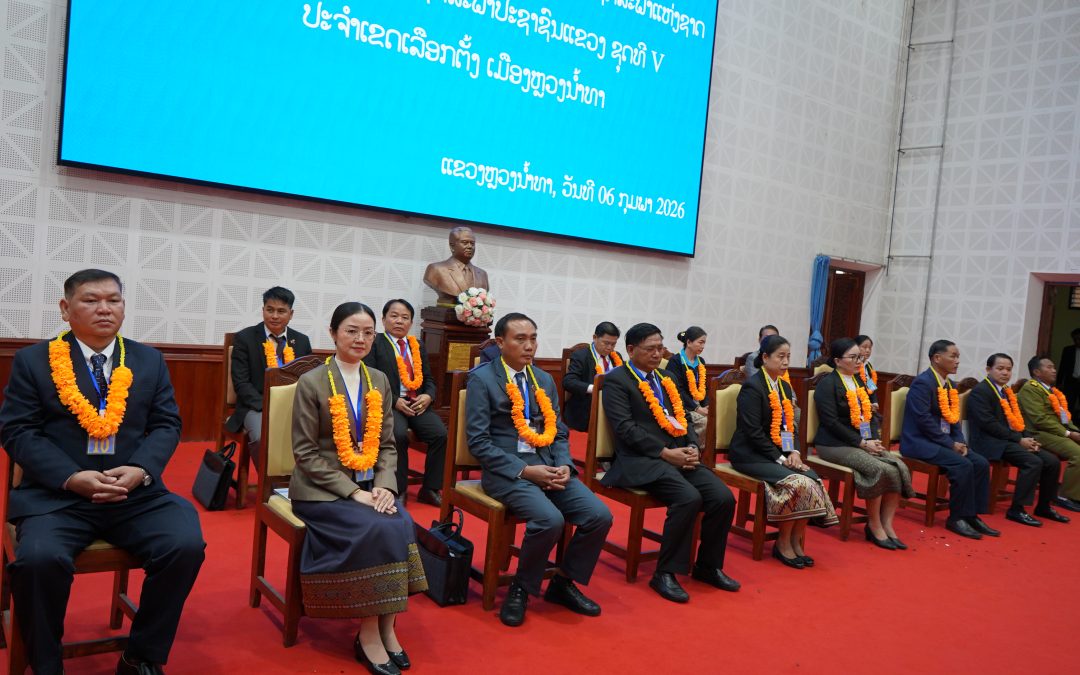 ພິທີໂຄສະນາຫາສຽງໃຫ້ຜູ້ສະໝັກເລືອກຕັ້ງເປັນສະມາຊິກສະພາແຫ່ງຊາດ ຊຸດທີ X ແລະ ສະມາຊິກສະພາປະຊາຊົນແຂວງ ຫຼວງນໍ້າທາ ຊຸດທີ V