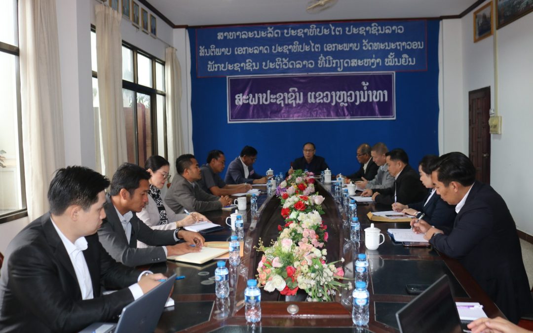 ອະນຸກຳມະການເລຂານຸການຂອງຄະນະກຳມະການເລືອກຕັ້ງລະດັບຊາດ ຕິດຕາມກວດກາຄວາມພ້ອມກ່ອນການເລືອກຕັ້ງຢູ່ແຂວງຫລວງນ້ຳທາ