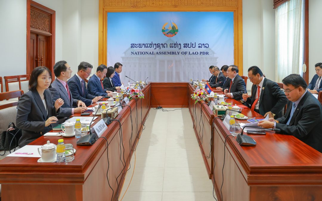 ຄະນະມິດຕະພາບລັດຖະສະພາ ສ.ເກົາຫຼີ-ລາວ ຢ້ຽມຢາມ ແລະ ເຮັດວຽກຢູ່ ສປປລາວ