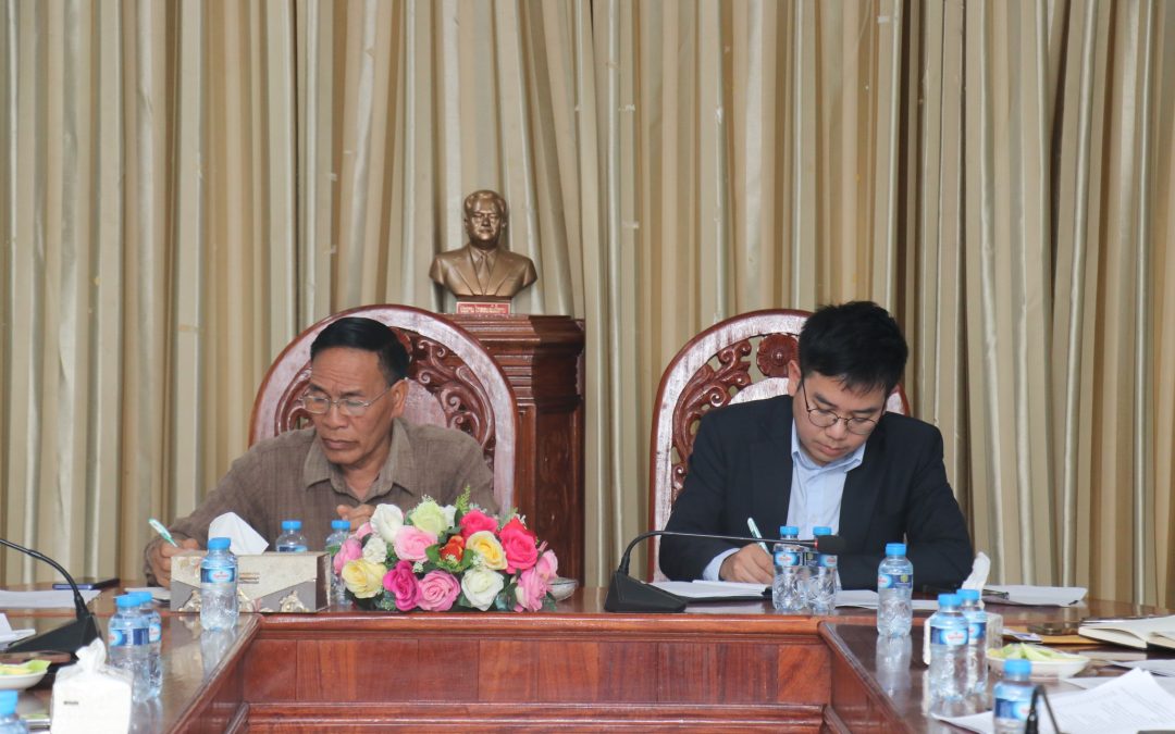 ກອງປະຊຸມປຶກສາຫາລື ລະຫວ່າງ ສະພາປະຊາຊົນແຂວງ ແລະ ຄະນະກໍາມະການປົກຄອງແຂວງ.