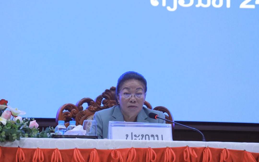 ‎ຮອງປະທານສະພາແຫ່ງຊາດ ເຮັດວຽກຢູ່ແຂວງວຽງຈັນ