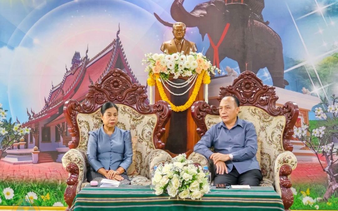 ປະທານ ສພຂ ອັດຕະປື ຕ້ອນຮັບ ປະທານກໍາມາທິການວັດທະນະທໍາ-ສັງຄົມ ແລະ ຊົນເຜົ່າ ສພຊ