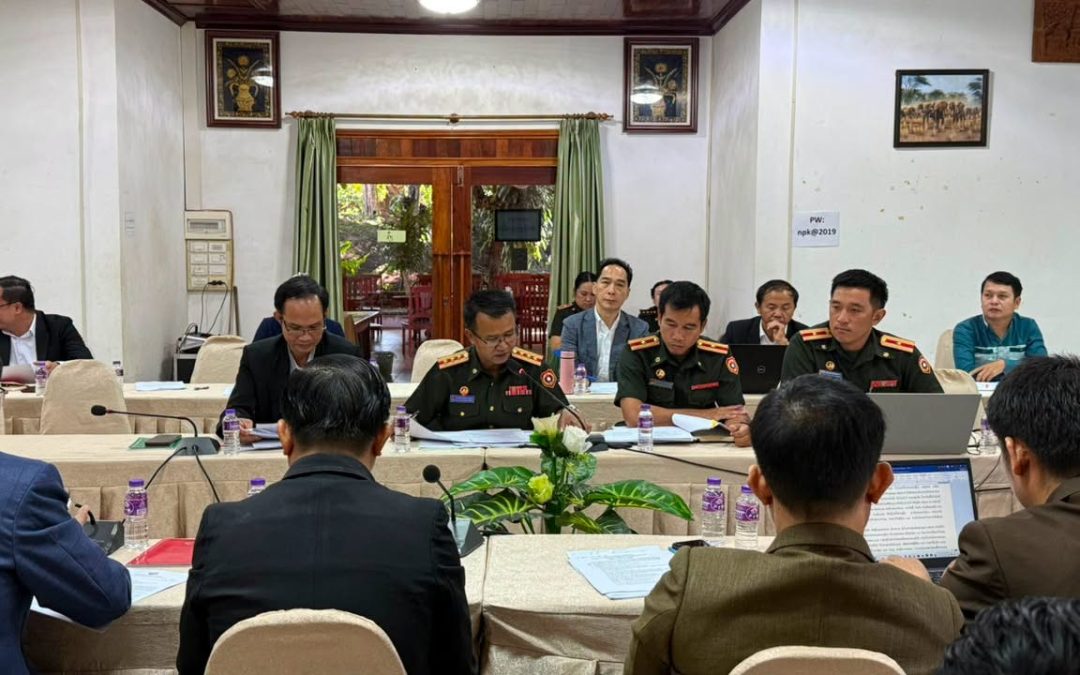 ປັບປຸງ ແລະ ຮຽບຮຽງຮ່າງກົດໝາຍນາຍທະຫານກອງທັບປະຊາຊົນລາວ