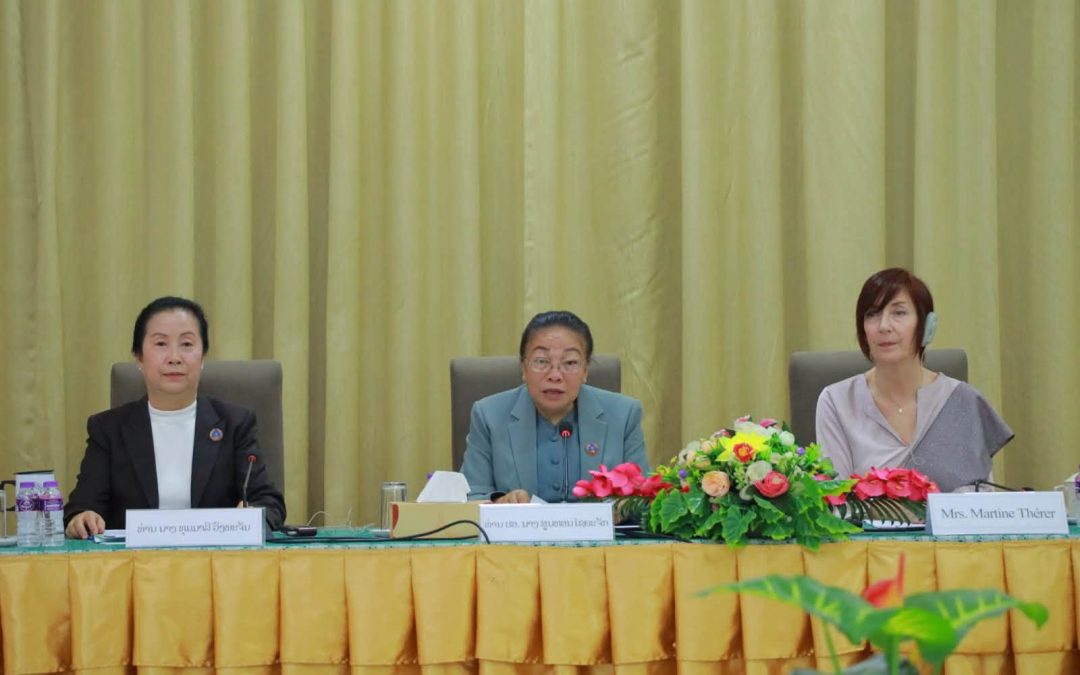 ເຝິກອົບຮົມການເຊື່ອມທັດສະນະບົດບາດຍິງ-ຊາຍ ເຂົ້າໃນການຕິດຕາມກວດກາ ແລະ ທົບທວນກົດໝາຍ