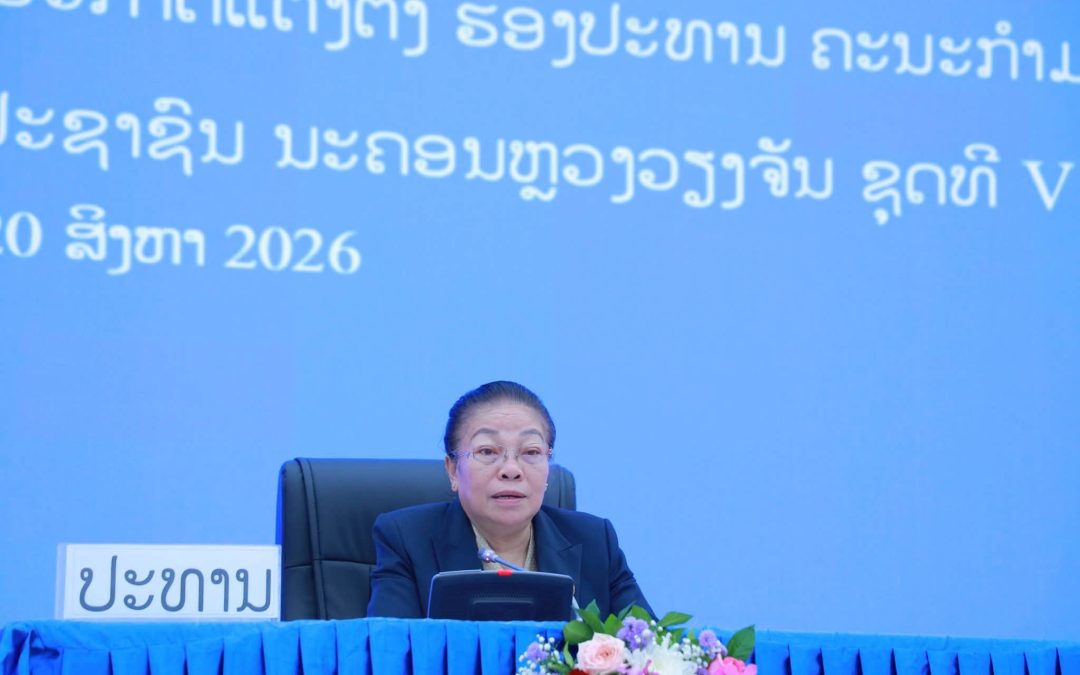 ຮັກສາການແທນປະທານສະພາແຫ່ງຊາດ ປະກາດກົງຈັກການຈັດຕັ້ງຢູ່ ສປນວ