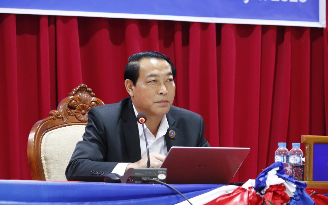ຫົວໜ້າຫ້ອງວ່າການ ສພຊ ເຄື່ອນໄຫວຕິດຕາມຊຸກຍູ້ ວຽກງານຫ້ອງວ່າການ ສພຂ ອັດຕະປື.