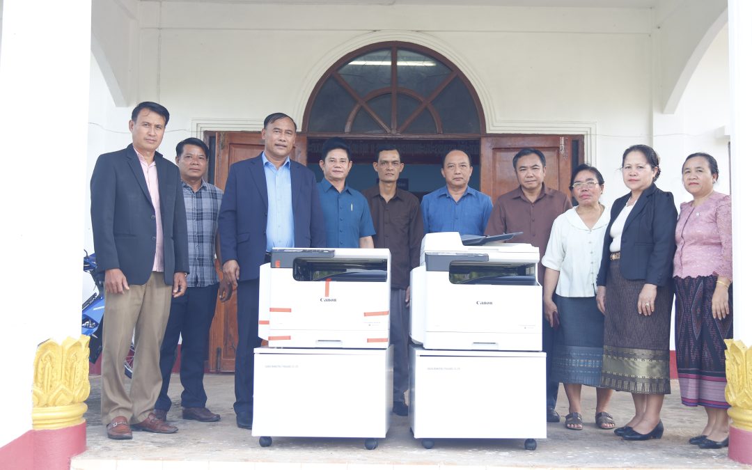 ສະພາປະຊາຊົນແຂວງອັດຕະປື ອຸປະກອນ  ລວມມູນຄ່າ 140 ລ້ານກວ່າກີບ.