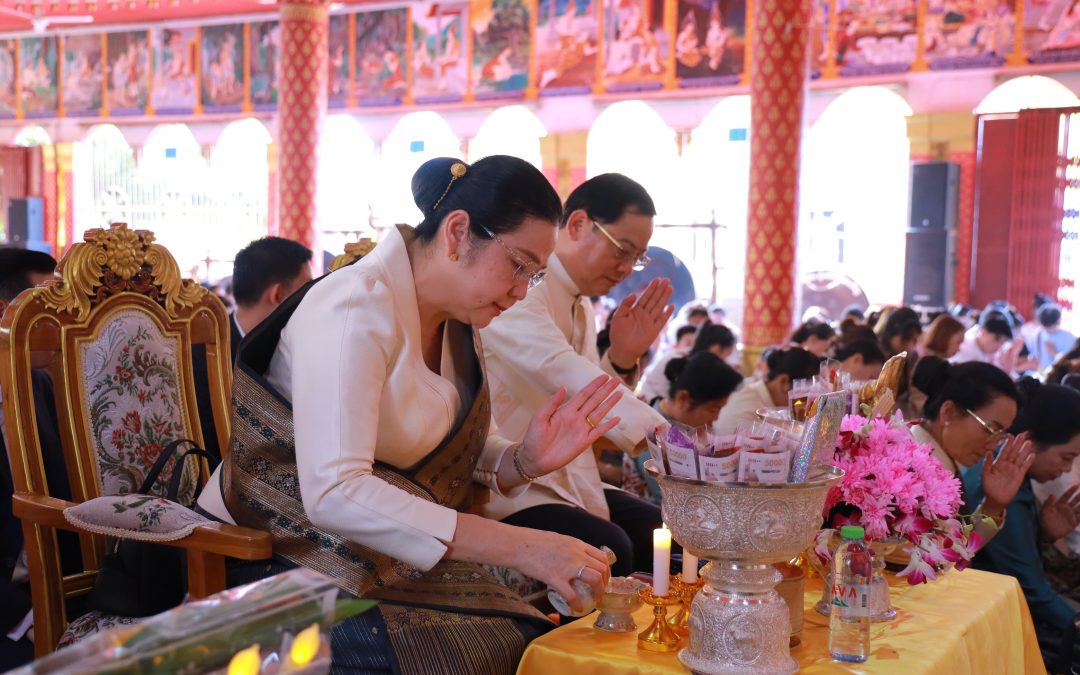 ປະທານສະພາແຫ່ງຊາດ ເຂົ້າຮ່ວມໃສ່ບາດບຸນອອກພັນສາ ແລະ ການແຂ່ງຂັນຊ່ວງເຮືອປະເພນີ ປະຈຳປີ 2026 ທີ່ນະຄອນປາກເຊ